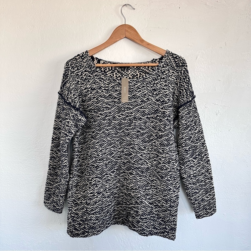 NEW NWT J. Crew Wide Neck Knit Sweater